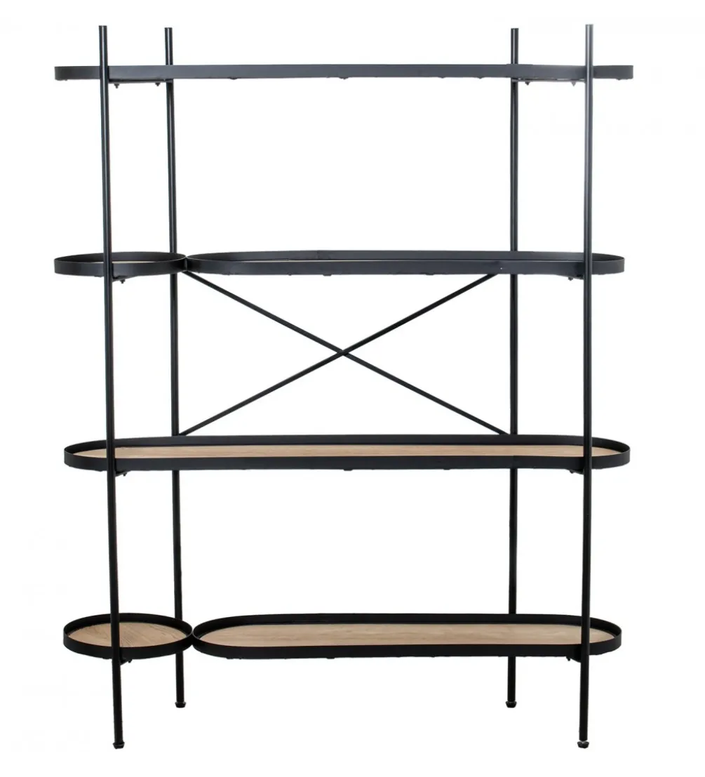 Regał WAFAM 110 cm czarny