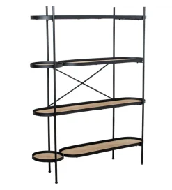 Regał WAFAM 110 cm czarny