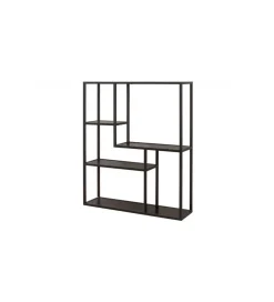 Regał wiszący FONTERA 75 cm czarny