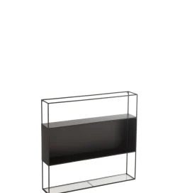 Regał wiszący Square 80 cm czarny