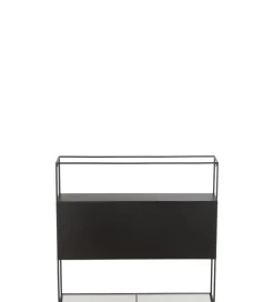 Regał wiszący Square 80 cm czarny