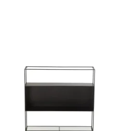 Regał wiszący Square 80 cm czarny