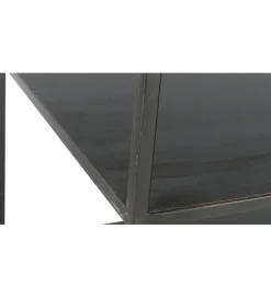 Regał WOLFRAM 185 cm metalowy czarny
