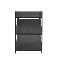 Regał WOLFRAM 185 cm metalowy czarny