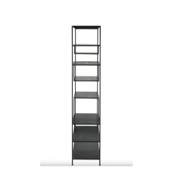 Regał WOLFRAM 185 cm metalowy czarny