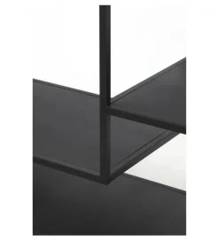 Regał YVANA 200 cm czarny matt
