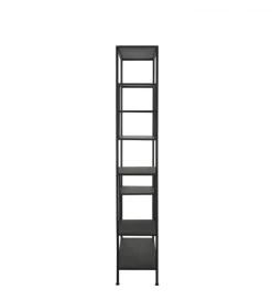 Regał YVANA 200 cm czarny matt