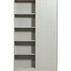 Regał z przesuwnymi drzwiami PINOKY 200 cm szary
