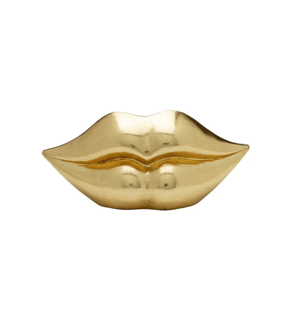 Skarbonka LIPS 13 cm złota