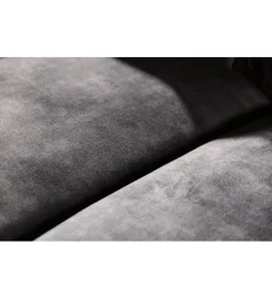 Sofa ARIELLE Chesterfield 205 Cm szary aksamit