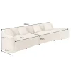 Sofa ATELIER L 330 cm 3-osobowa bouclé beżowa