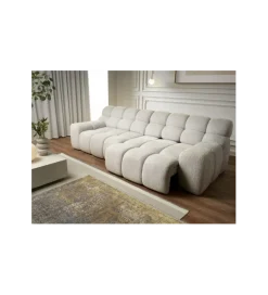 Sofa CAMPILE 288 cm elektrycznie wysuwane siedzisko