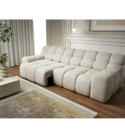 Sofa CAMPILE 288 cm elektrycznie wysuwane siedzisko