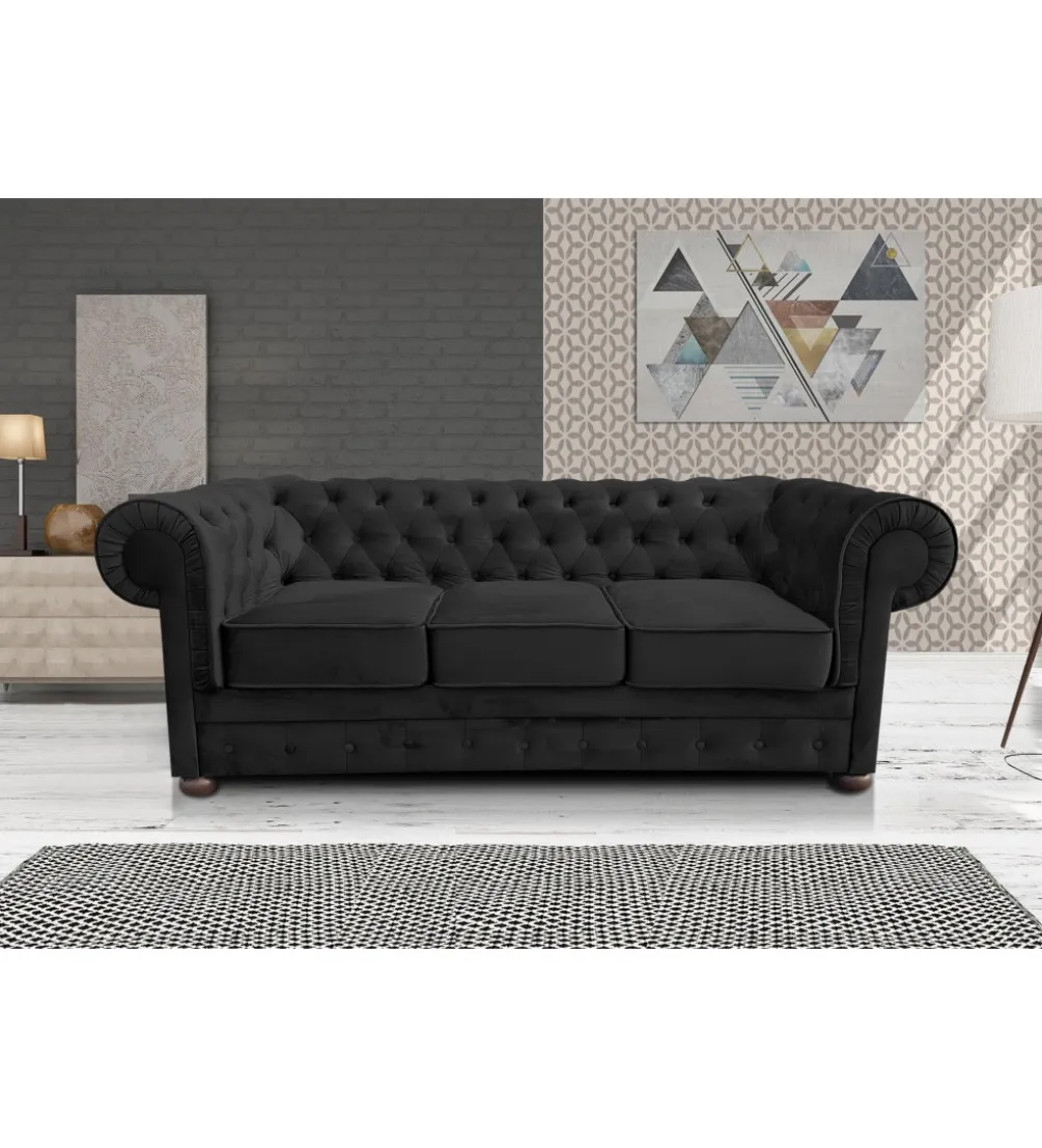 Sofa Chesterfield BAROZZI Modern Barock Clasic z funkcją spania
