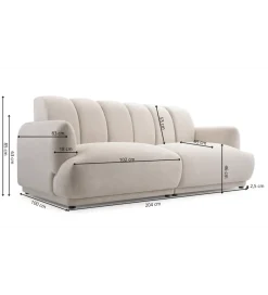 Sofa COLESTUS 204 cm