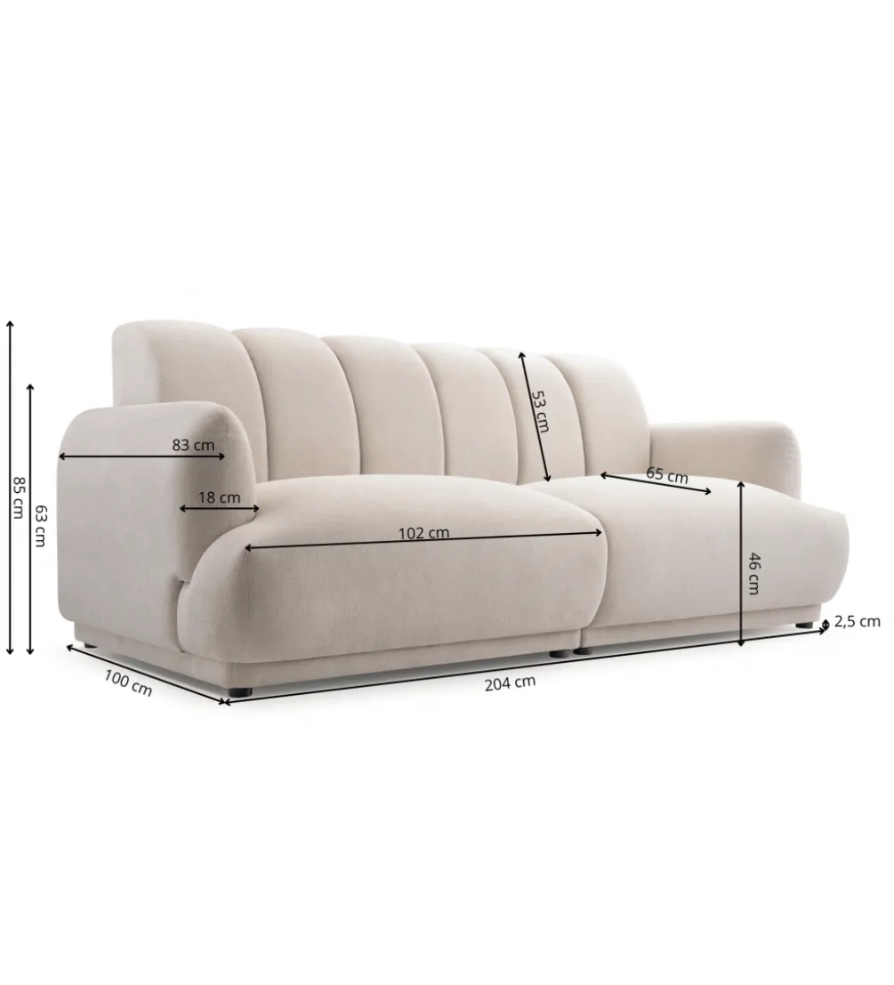 Sofa COLESTUS 204 cm