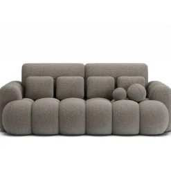 Sofa COTTONN 256 cm z funkcją spania popielaty tkanina royal 20