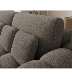 Sofa COTTONN 256 cm z funkcją spania popielaty tkanina royal 20