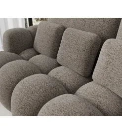 Sofa COTTONN 256 cm z funkcją spania popielaty tkanina royal 20