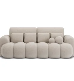 Sofa COTTONN 256 cm z funkcją spania kremowy tkanina royal 18