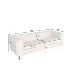 Sofa CRISTOBAL Tristan 250 cm