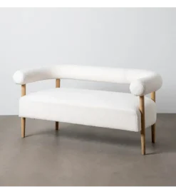 Sofa dwuosobowa ARO 143 cm beżowa