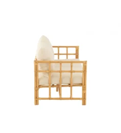 Sofa dwuosobowa ELISE 127 cm rattan