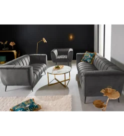 Sofa dwuosobowa Scarlett 165 cm szara