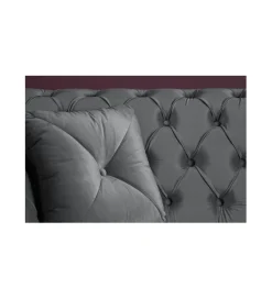 Sofa Euphoria 225 cm srebrno szara