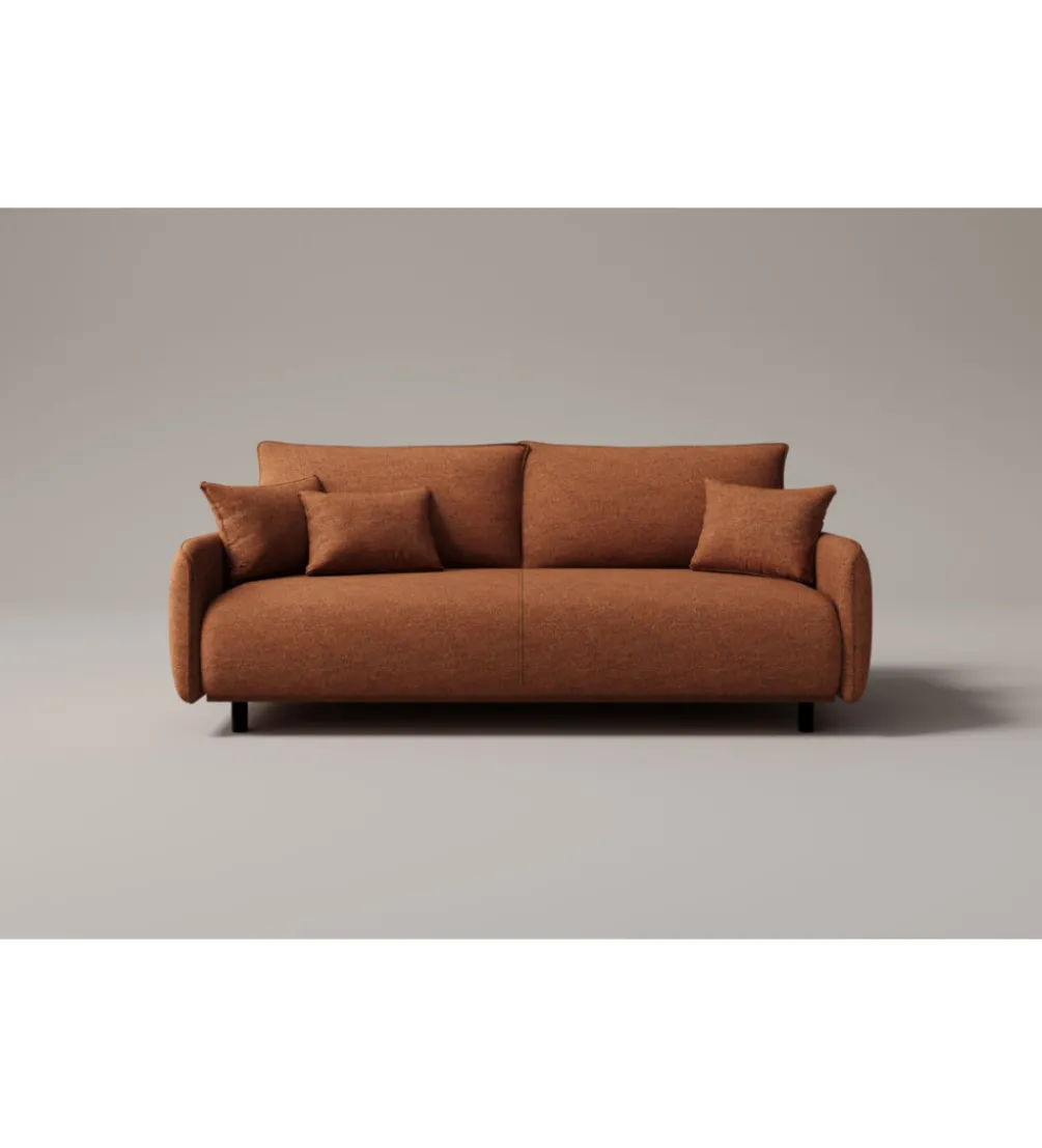Sofa FABIOLA 218 cm z funkcją spania z pojemnikiem na pościel