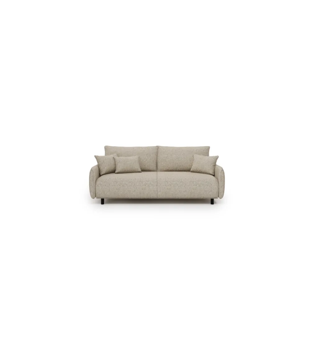 Sofa FABIOLA 218 cm z funkcją spania z pojemnikiem na pościel