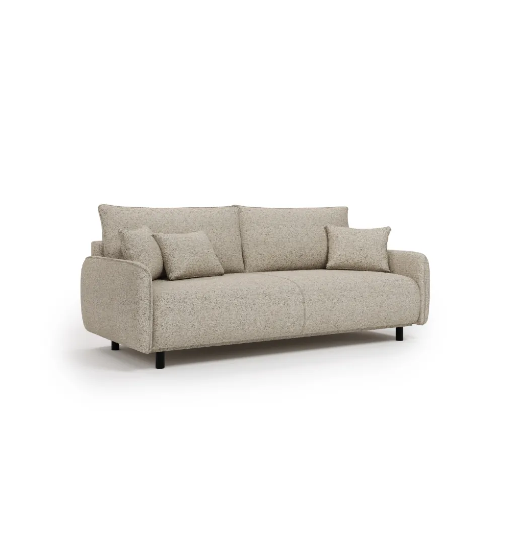 Sofa FABIOLA 218 cm z funkcją spania z pojemnikiem na pościel