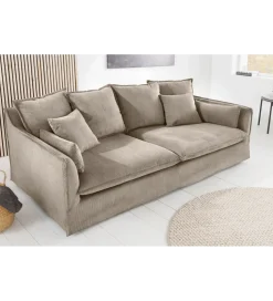 Sofa HEAVEN 200 cm cord greige