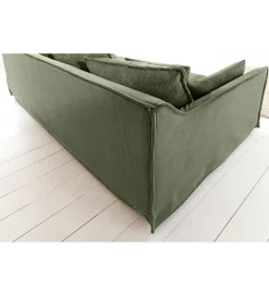 Sofa HEAVEN 200 cm cord zielony