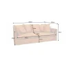 Sofa HEAVENLY Heaven 210 cm ciemna musztarda
