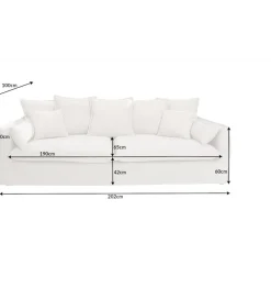 Sofa HEAVENLY Heaven 202 cm naturalna