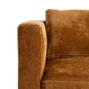 Sofa MODERN BAROCK 240 cm aksamitna musztardowo-żółta