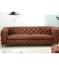 Sofa MODERN BAROCK 240 cm antyczny brąz