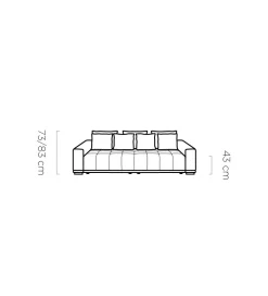 Sofa MOTTA BIGSOFA 278 cm z funkcją spania