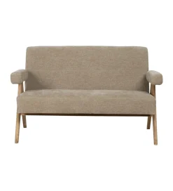 Sofa NAMGAN 134 cm beżowy naturalny