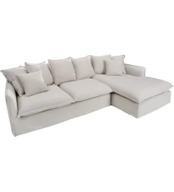 Sofa Narożna HEAVENLY Heaven 255 Cm naturalny len