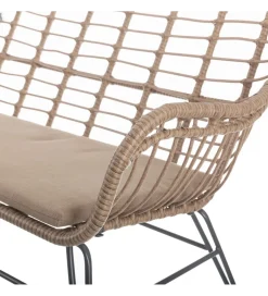 Sofa ogrodowa ARIKI 121 cm naturalna
