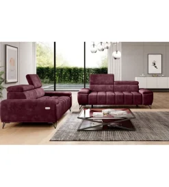 Sofa PALLADIO 212 Cm Z Elektrycznie Wysuwanym Siedziskiem