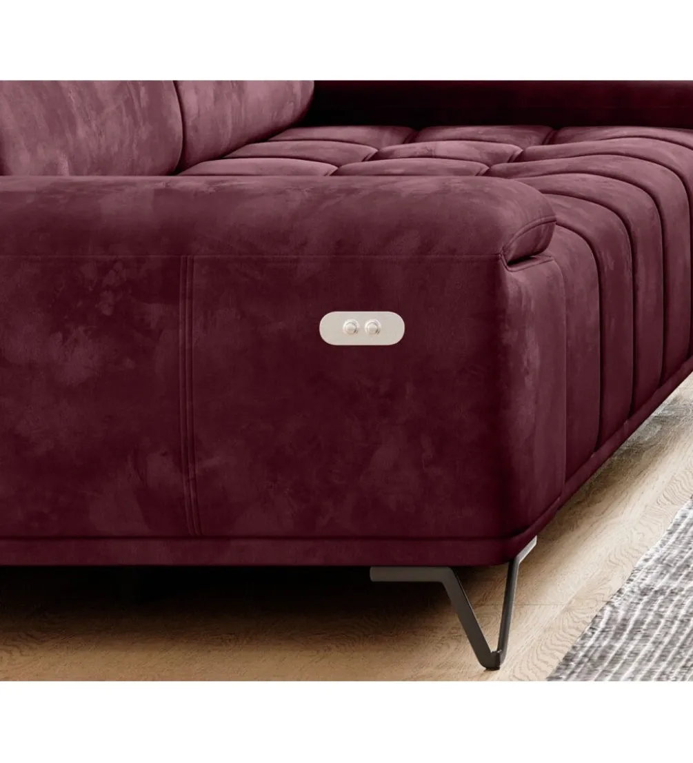 Sofa PALLADIO 194 cm Z Regulowanymi Zagłówkami
