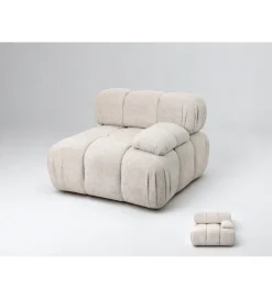 Sofa ROYAL 295 cm XL ze zdejmowanym pokryciem bouclé szare