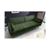 Sofa rozkładana MANILLA 196 cm ciemnozielona
