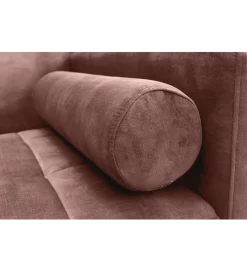 Sofa rozkładana MANILLA 196 cm różowa
