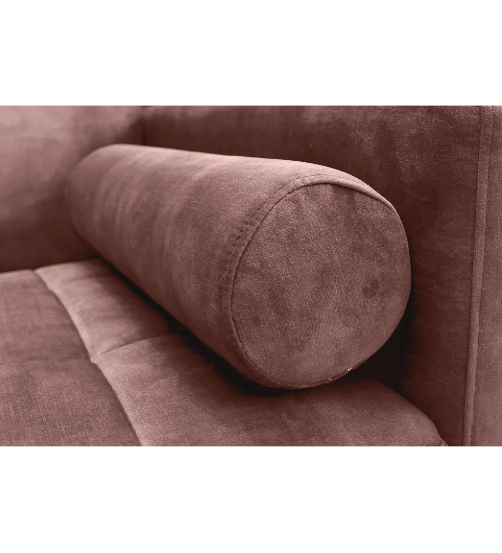 Sofa rozkładana MANILLA 196 cm różowa