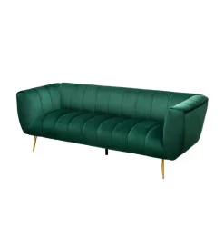 Sofa Scarlett 225 cm szmaragdowa zieleń