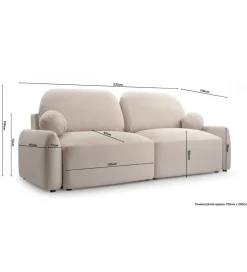 Sofa SEVILLA 250 cm